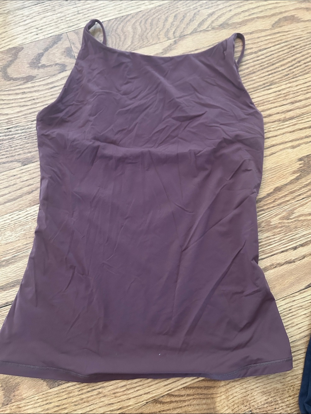Women’s Scoop Neck Spaghetti Strap Tank Top - Brown